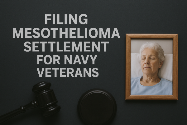 Filing mesothelioma claim after death of patient